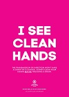 Hand hygiene poster - I see clean hands
