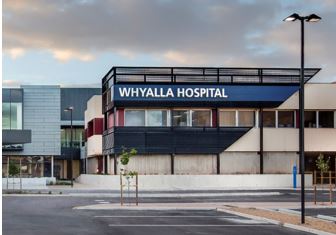 Front of Whyalla Hospital and Health Service