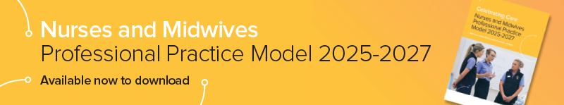 Download the Nursing and Midwifery Professional Practice Model 2025-2027 now